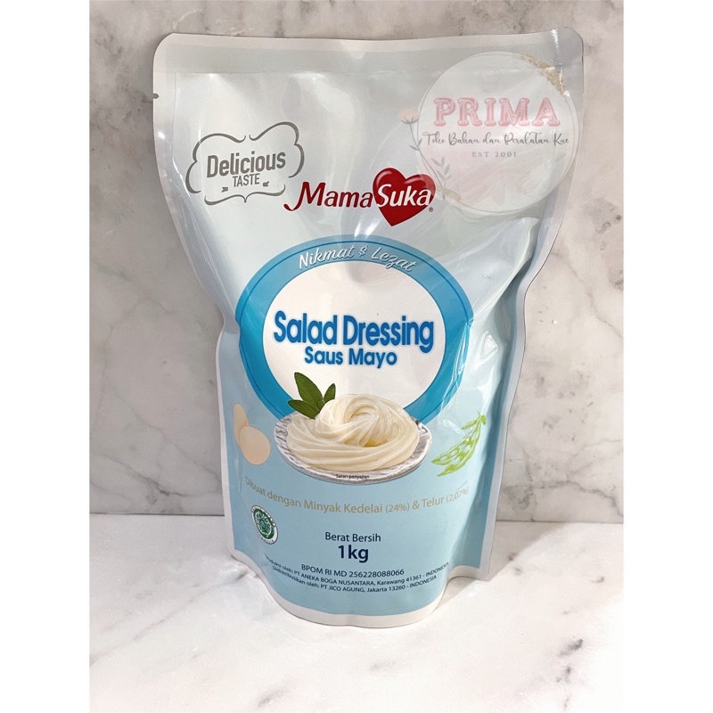 

MamaSuka - Salad Dressing Saus Mayo 1 Kg / Mayonaise