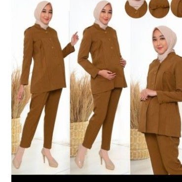 baju hamil bumil pegawai pns kantor pdh dinas