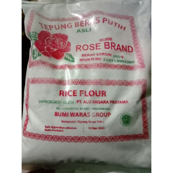 

tepung beras rose brand 500 gram
