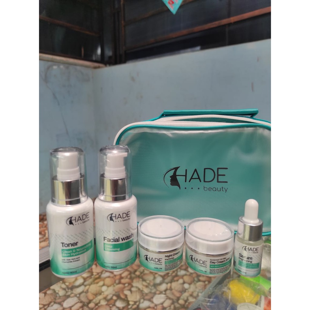 Hade Beauty Skincare Paket Brightening Hade Beauty Glowing Hade Beauty BPOM Hade Beauty Glowing