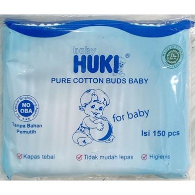 Baby Huki Pure Cotton Buds For Baby 150 Pcs