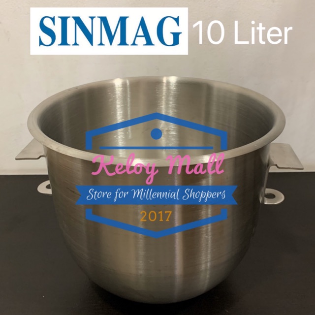 Mixer Bowl Sinmag 10 Liter Aksesoris