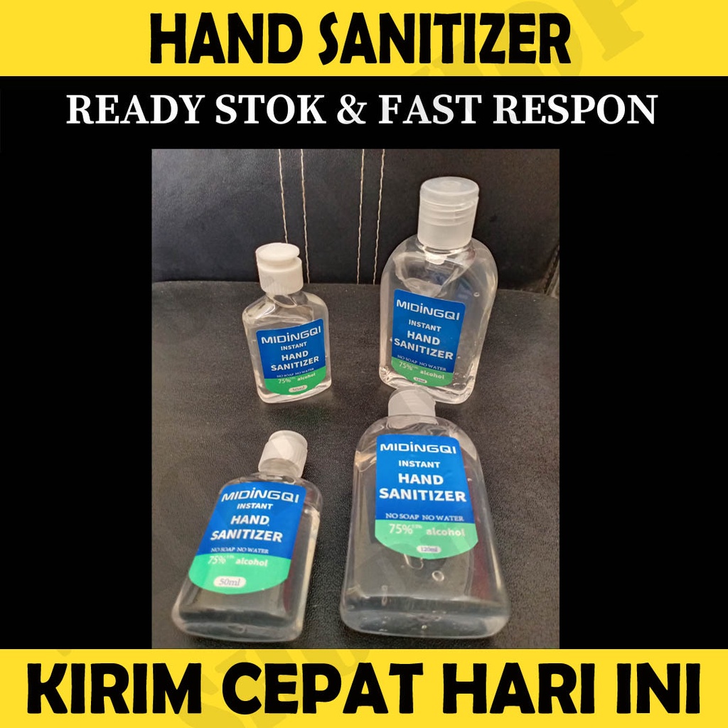 Hand Sanitizer Instan Midingqi 50ml dan 120ml