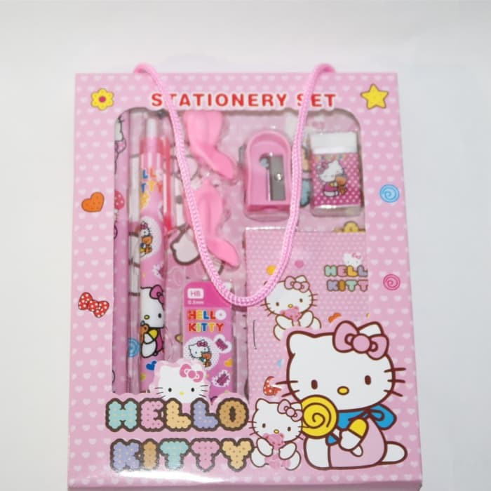 Stationary set goody bag ultah kado natal princess hello kitty 9