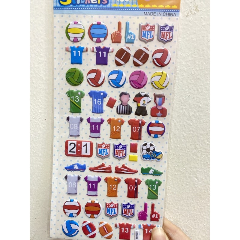 Sticker karakter pooh frozen boy girl music princess avenger 3D glitter-Sport