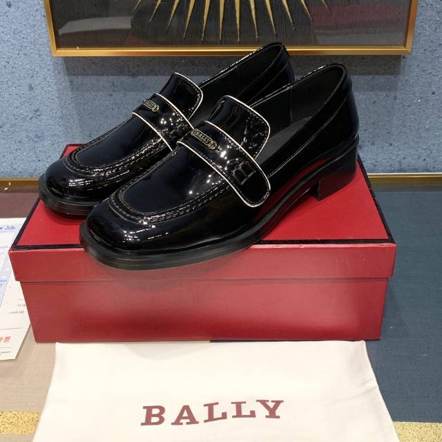 Bally Women's Loafer / Sepatu Wanita / Super Mirror Quality