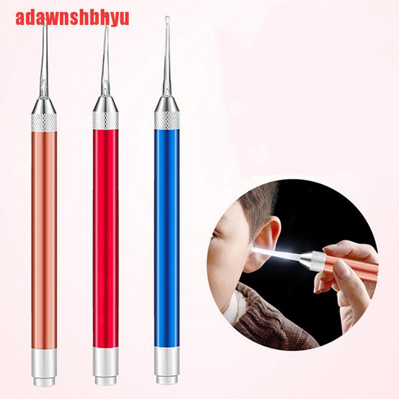 [adawnshbhyu]flashlight ear-pick handle safety led light ear cleaner earwax remo