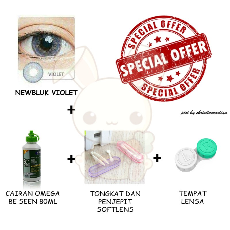 PAKET SOFTLENS LENGKAP UNTUK PEMULA NEWBLUK - 15MM - NORMAL