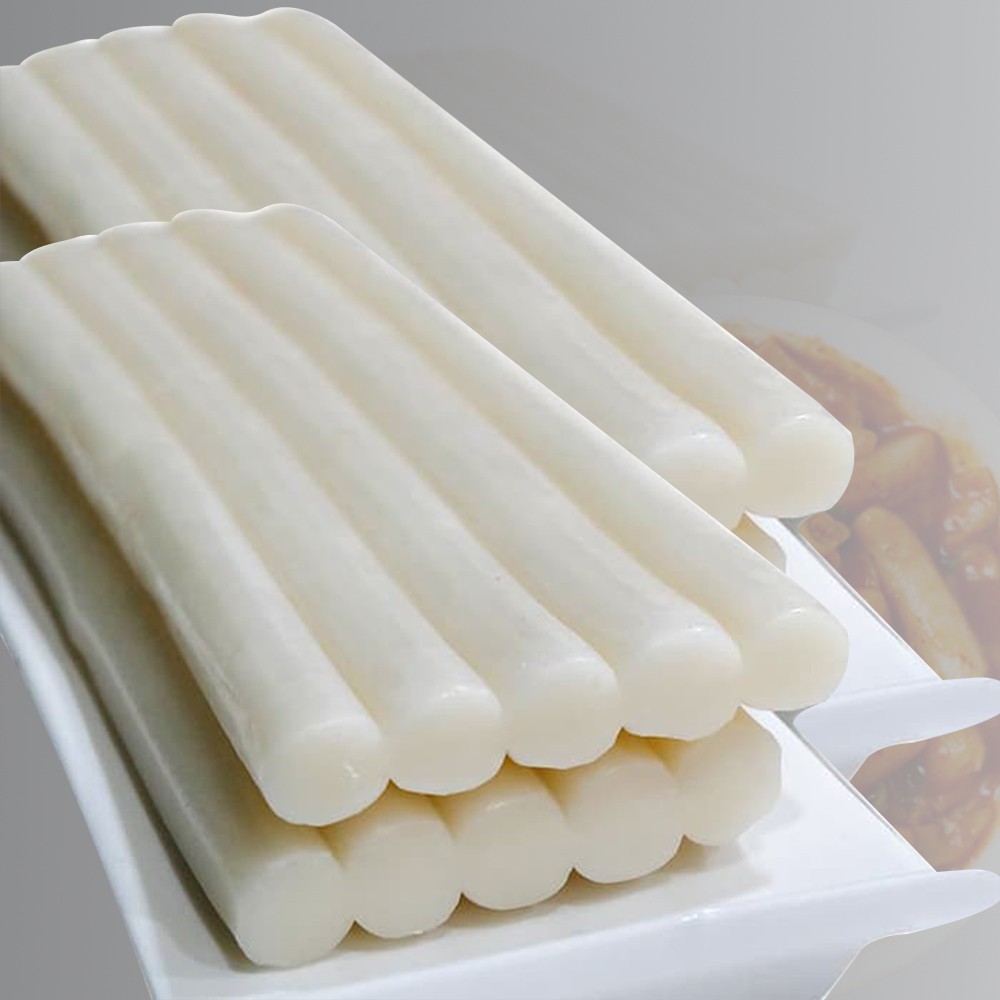

Tteokbokki Only Fresh 500 Gr (Plaza Korea) - Tokpoki Korean Rice Cake Topokki Tteok Kue Beras Korea