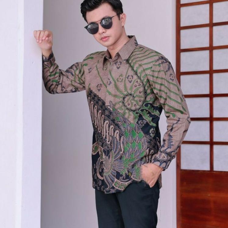 Jangan Ketinggalan order..  BAJU BATIK PRIA PREMIUM LENGAN PANJANG LAPIS FURING ASLI SOLO SRAGENAN