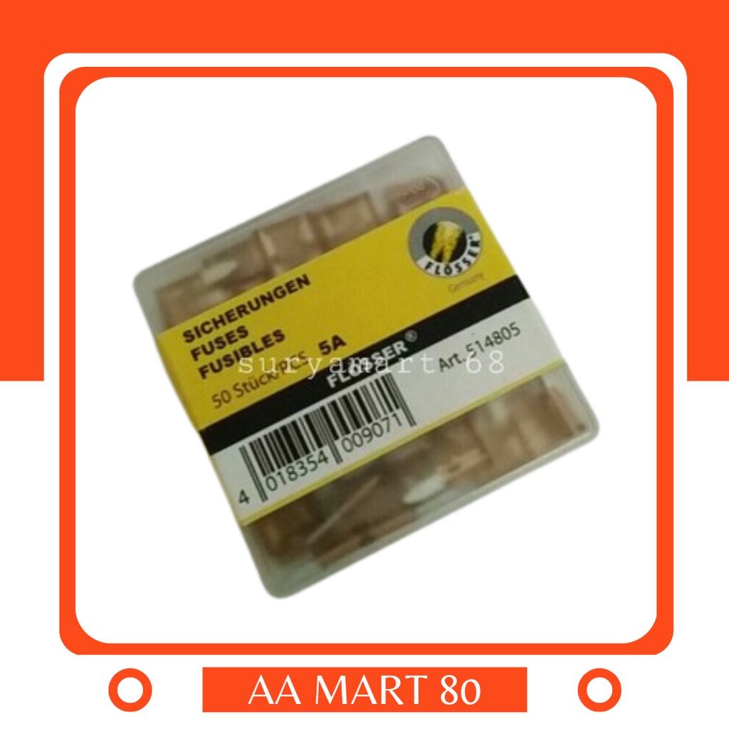 sekring / fuse mini 5A merk Flosser