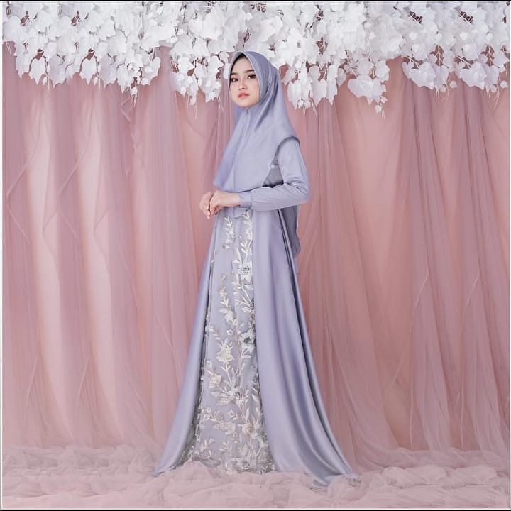 OBRAL SALE ZAMANI SYARI DRESS /DRESS BRUKAT/DRESS PESTA/DRESS CANTIK/ GAMIS BAGUS RUMAH KEBAYA BANDUNG RUMAH SONGKET BANDUNG