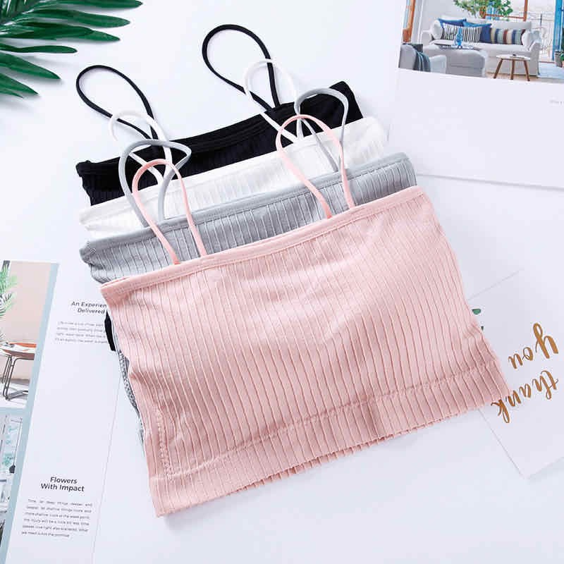 Bra Wanita Korea Tanpa Kawat Tanktop Tube Top Bahan Halus Bra Simple Import Murah / Bra Kemben Tube Tali Tanpa Kawat Dalika