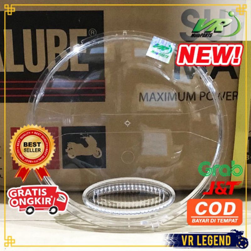 MIKA LAMPU DEPAN VIXION OLD LAMA SCORPIO KING NEW BULAT KACA HEADLAMP VIXION OLD