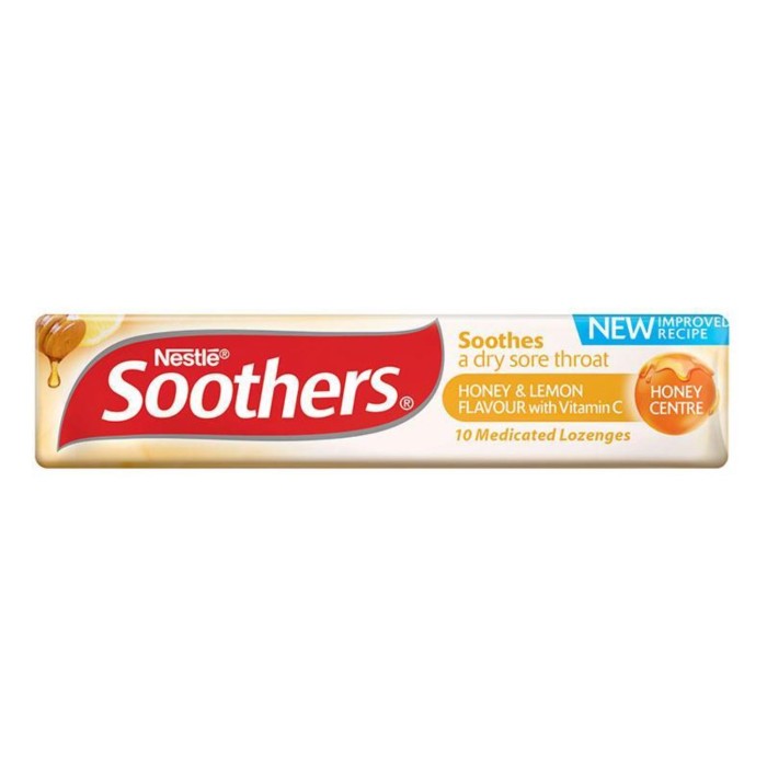 

Soothers Honey Lemon Lozenges 10 - Original Australia