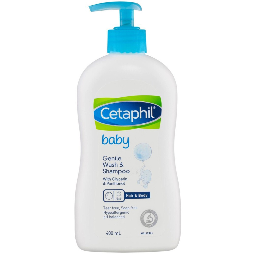 Cetaphil Baby Gentle Wash &amp; Shampoo (Tersedia varian ukuran)