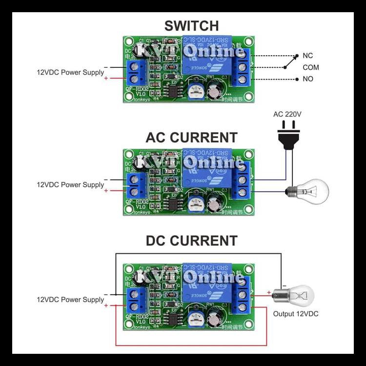 Timer Delay Off Ne555 Terlengkap