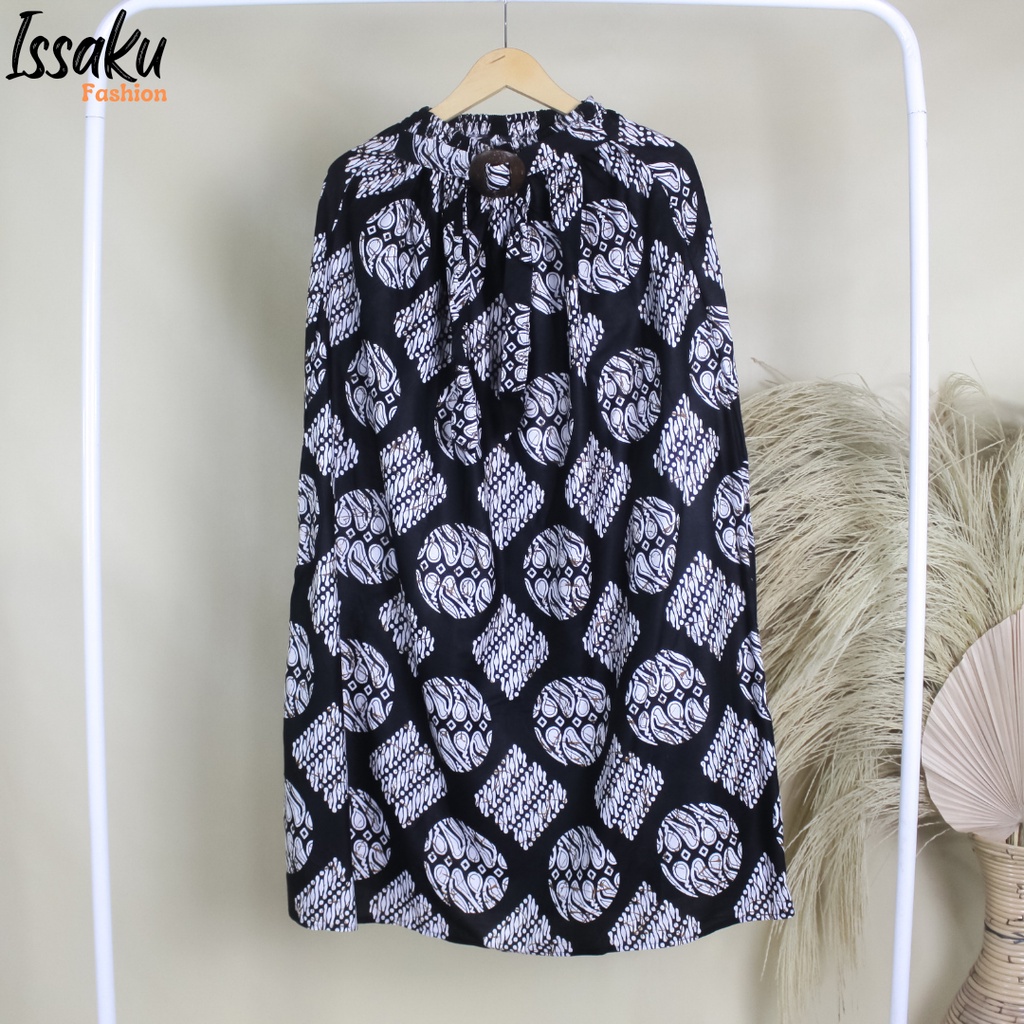 Rok Klok Payung Motif Batik Batik Klasik Kekinian-Jaring