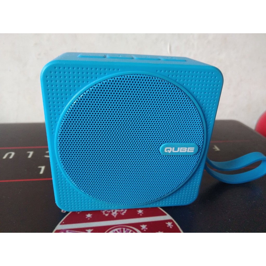 Speaker Bluetooth Portable "Soundplus Qube" - Biru