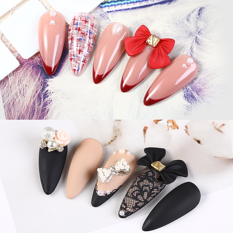 【 COD 】 JAPAN NAILS BOW 3D PREMIUM / hiasan pita nailart gaya jepang rhinestone nail charm nail acc wheeL