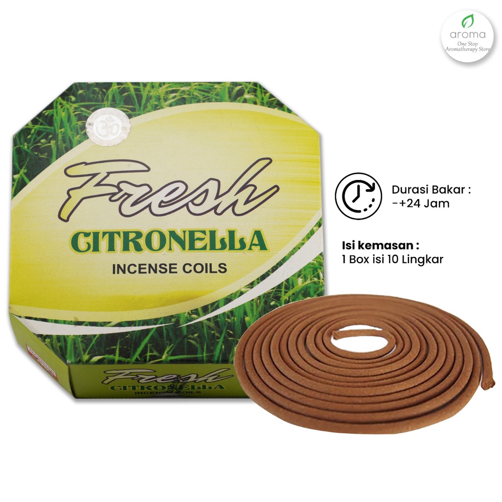 Dupa India (Aromaterapi) Coil - Citronella