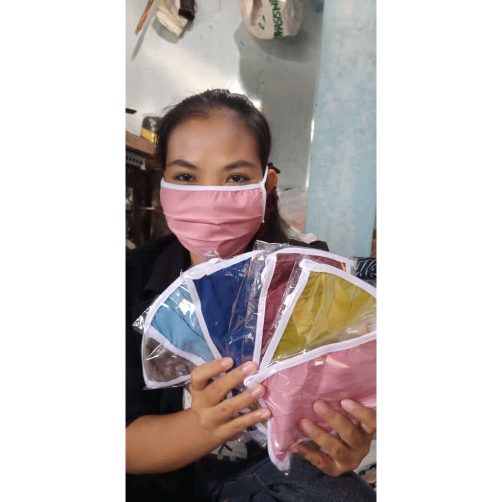 Masker Kain Tali Karet Telinga / Masker Kain Bahan Katun Super