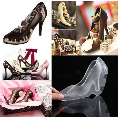 3D Plastic Mold Fondant Cake Decoration - High Heel Shoe