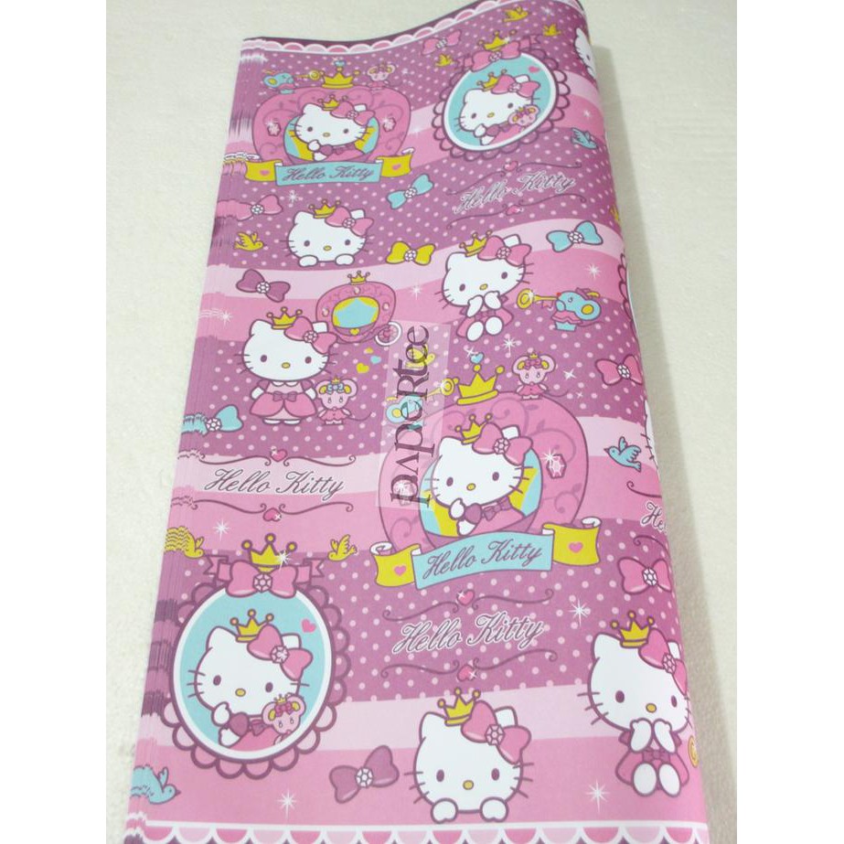

Kertas Kado Hello Kitty Ungu