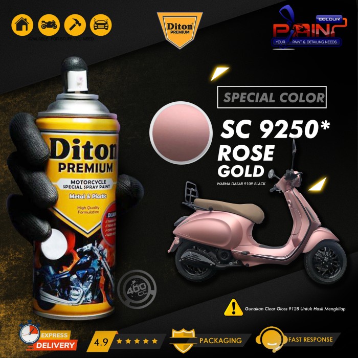 Cat Semprot DITON PREMIUM Spesial Color 9250*** Rose Gold