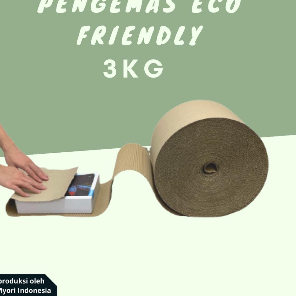 

New Update Roll Single Face b flute 3kg | Pengemas Barang| Wrap Roll