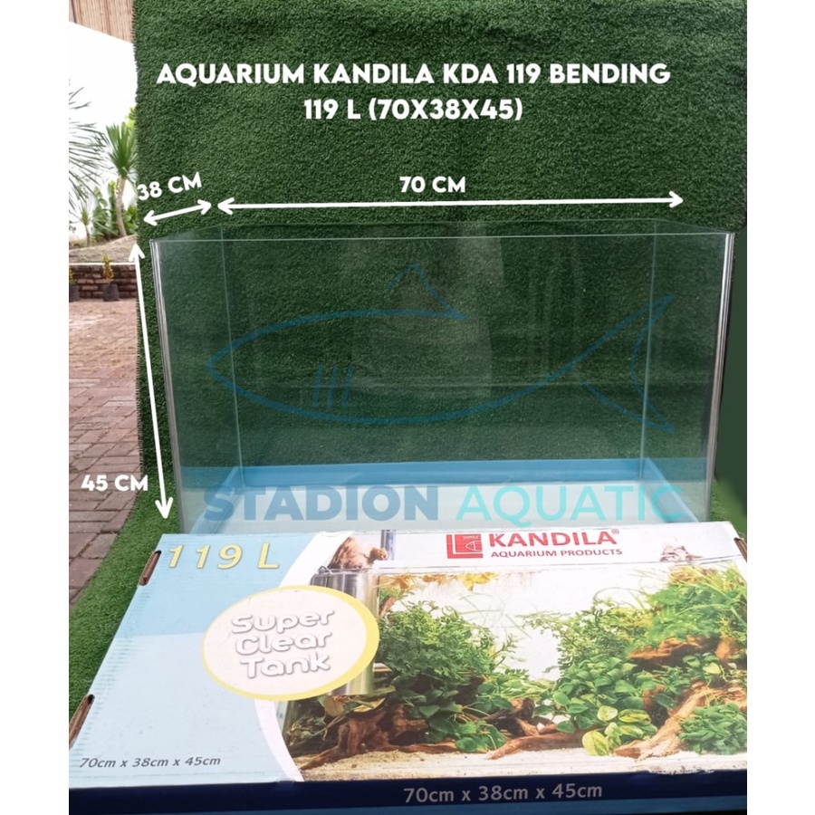 Aquarium Kandila KDA 119 Float Bending 119 L ( 70x38x45 ) cm