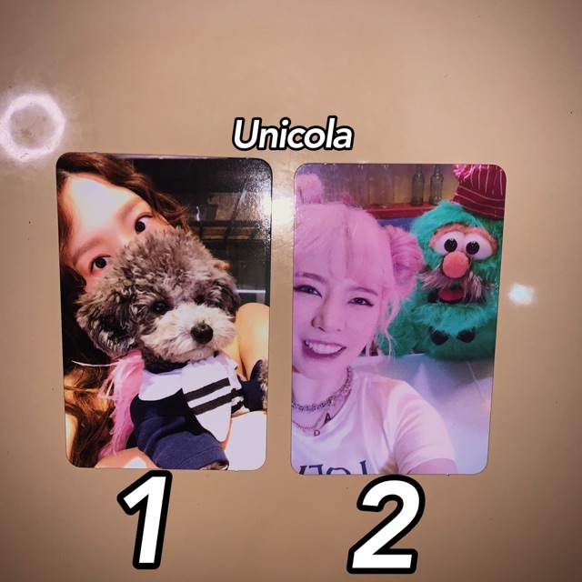 PC // PHOTOCARD SNSD TAEYEON & SUNNY