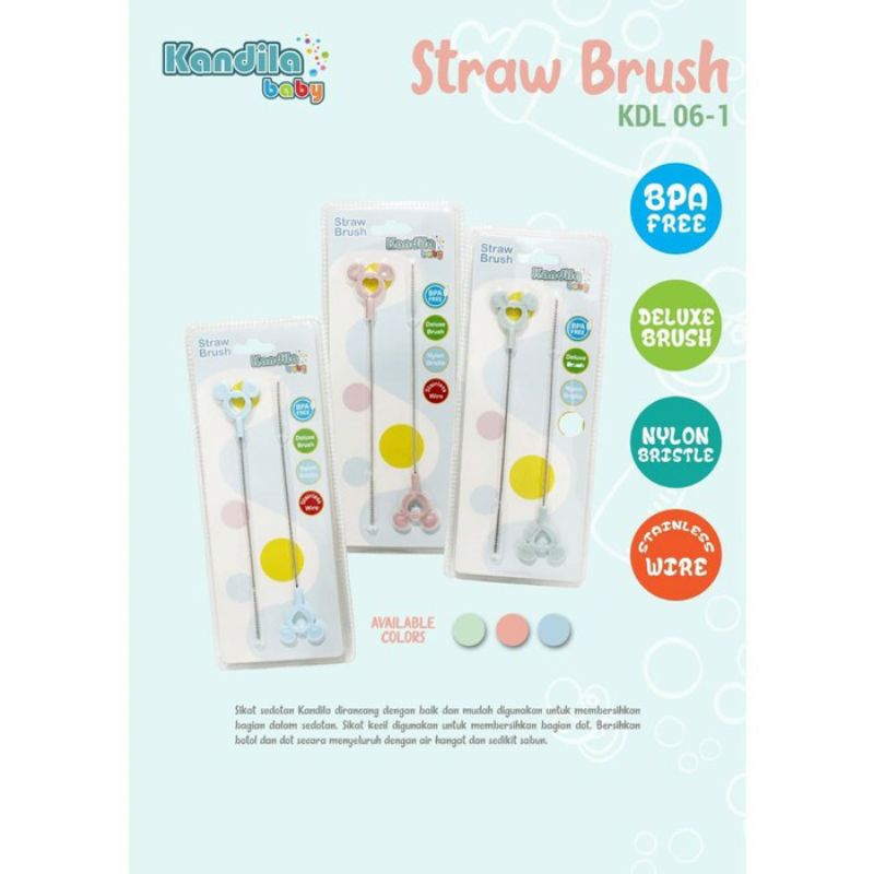 Kandila Baby Straw Brush KDL06-1