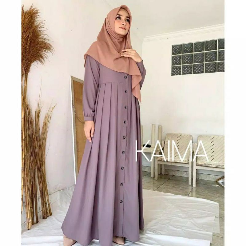 GAMIS RINJANI KAIMA MOSCREPE PREMIUM