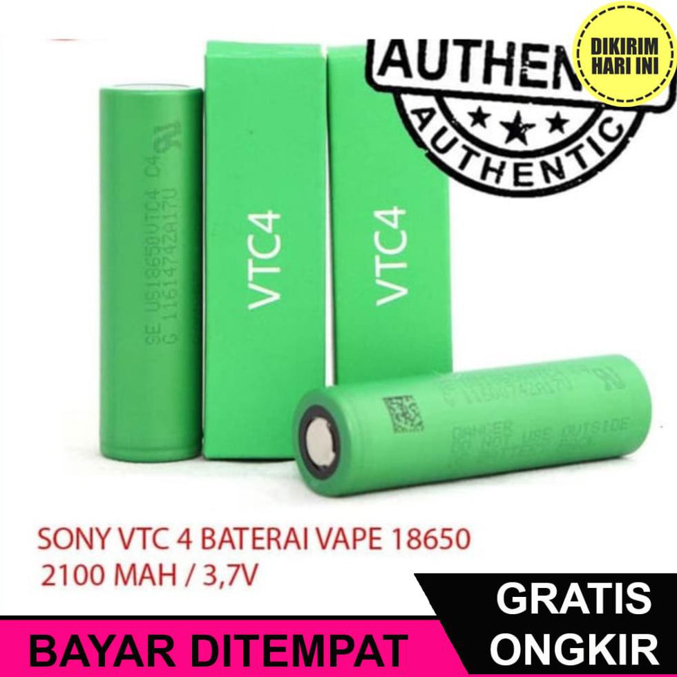 (BAYAR DITEMPAT) OE5275 SONY VTC4 AUTHENTIC SONY VTC 4 BATERAI 18650 BATRAI