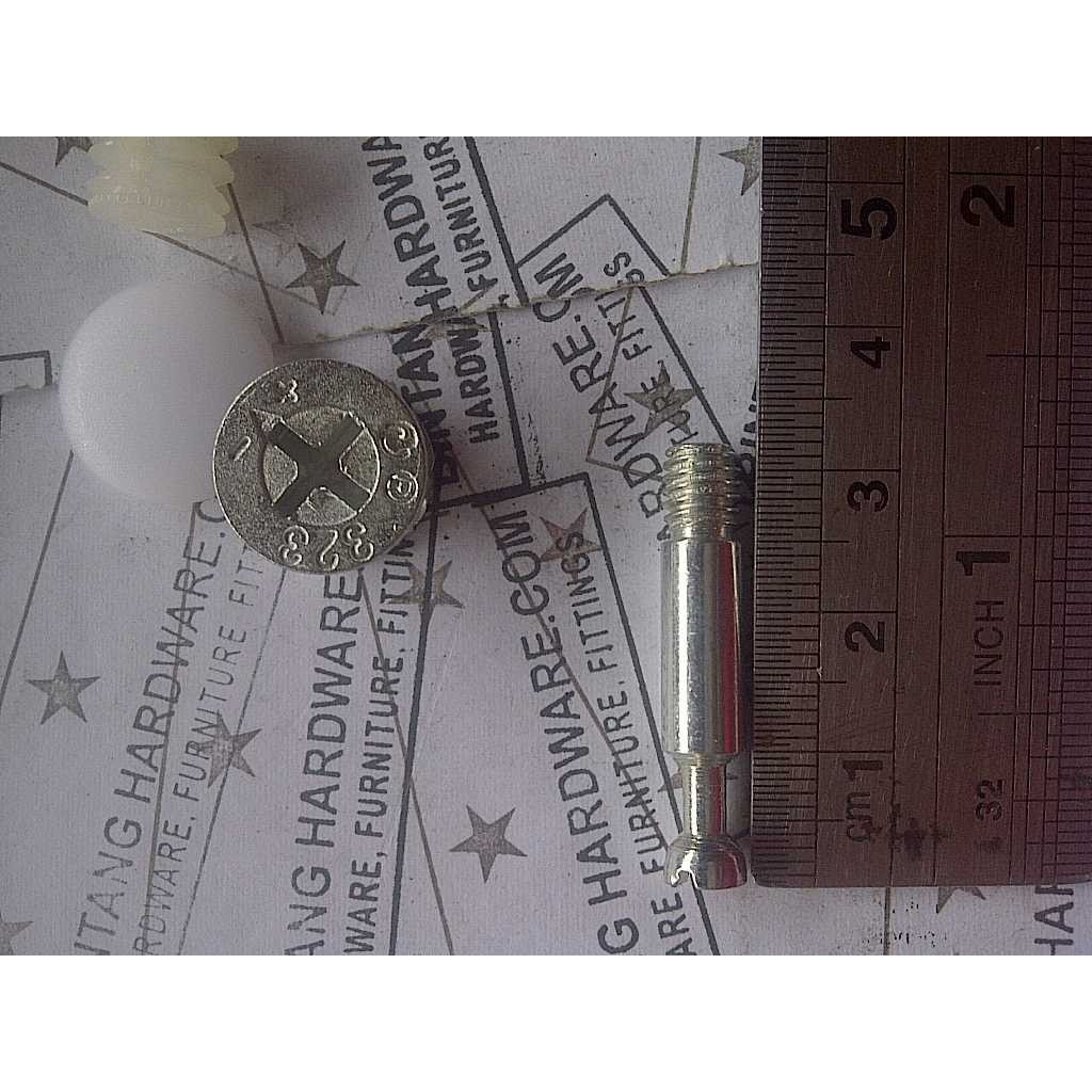 FZN -Sekrup Skrup Baut Minifix Knock Down Set Casing Socket Nilon