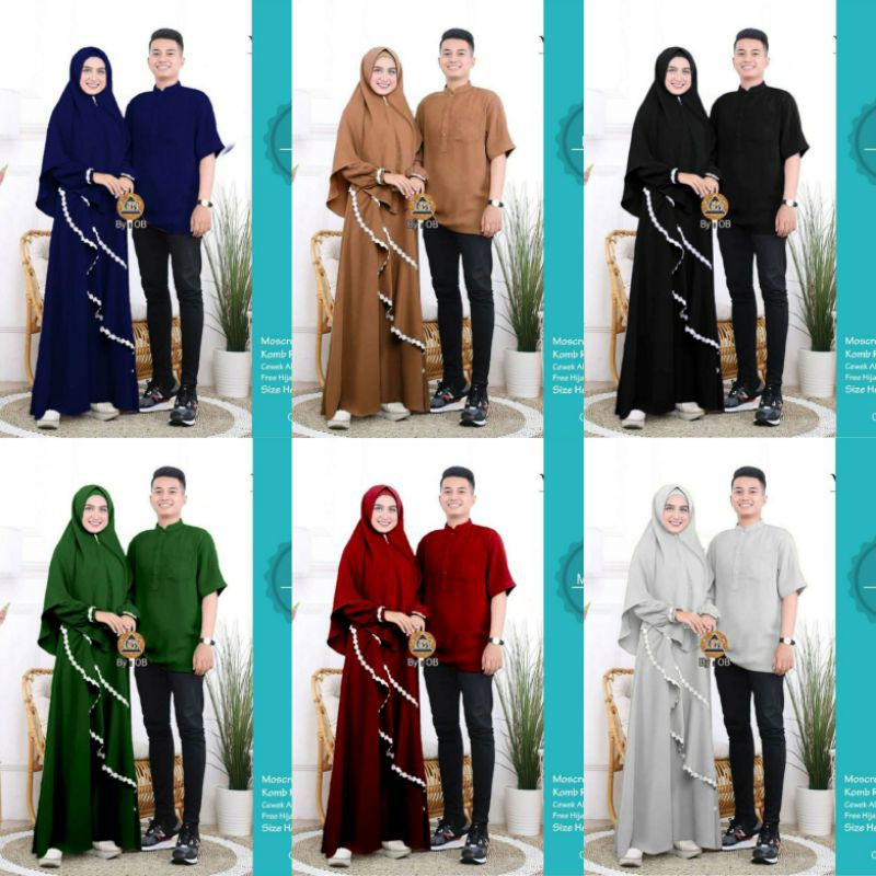 SAFITRI SERIES | COUPLE EDISI LEBARAN | GAMIS COUPLE | KOKO COUPLE | GAMIS KOKO TERBARU