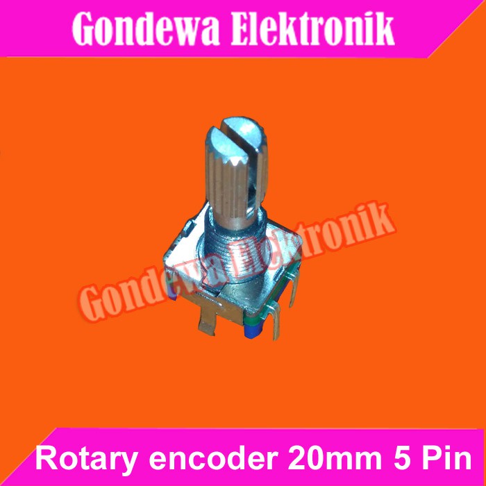 Rotary encoder 5 pin 20mm potensio digital EC11