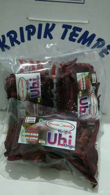 Keripik Ubi Ungu Ubi madu / Keripik Ketela / oleh - oleh khas Malang
