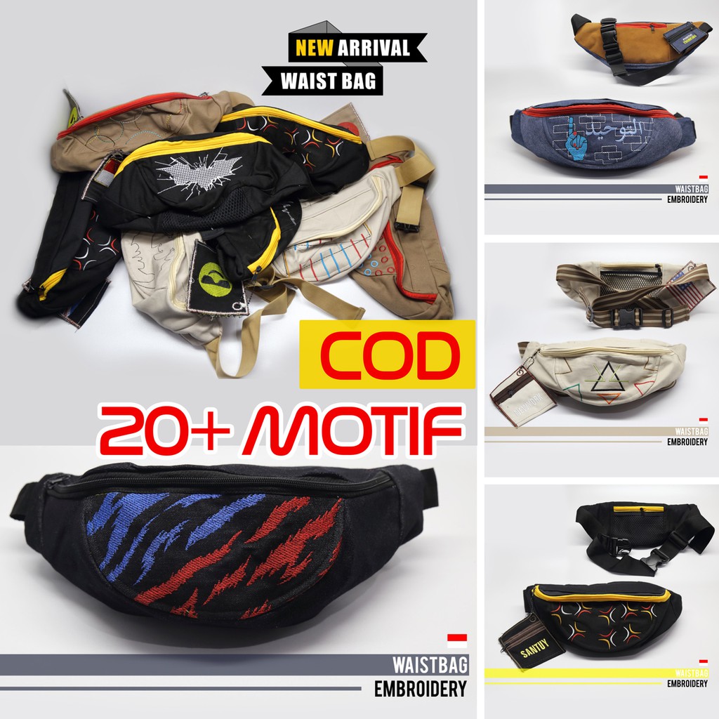 Waist Bag Tas Pinggang / Tas Slempang Pria