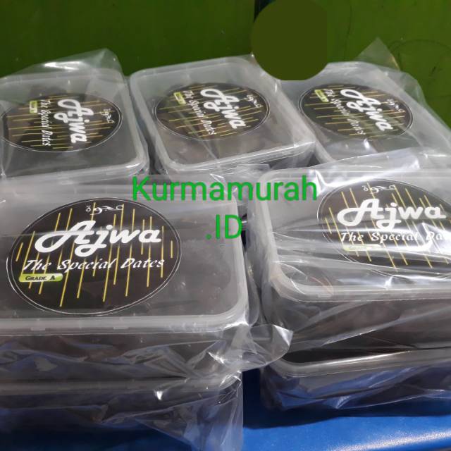 

Kurma Ajwa Premium grade A @500gr | Kurma Nabi Asli | Kurma Madinah