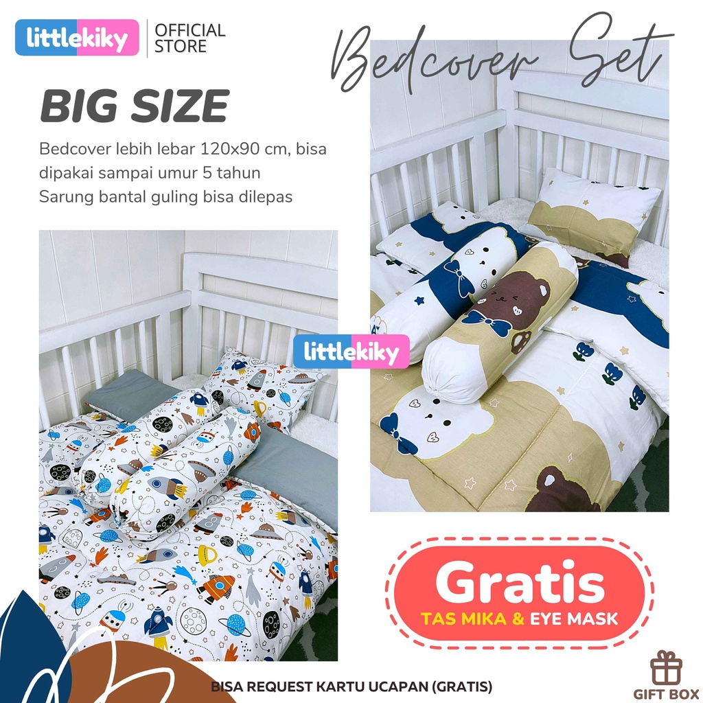 KASUR BAYI / SELIMUT BAYI / BED COVER BAYI / BANTAL BAYI / BEDCOVER BAYI SET LENGKAP