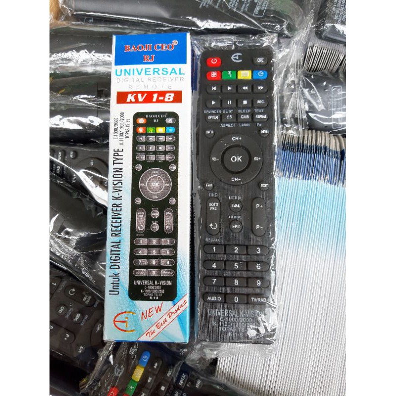 REMOTE MULTI PARABOLA K VISION REMOT UNIVERSAL K-VISION/OPTUS/LGSAT C1000/C2000/K1100/K1200 TS-39