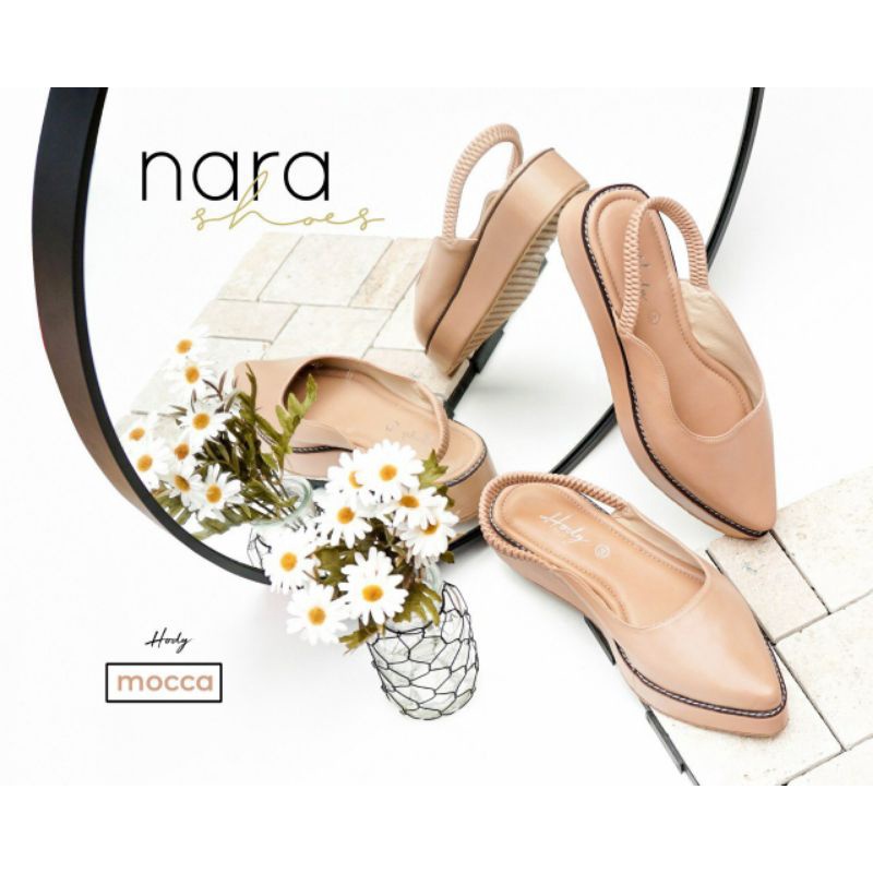 SEPATU wanita wedges NARA SHOES ori HODY