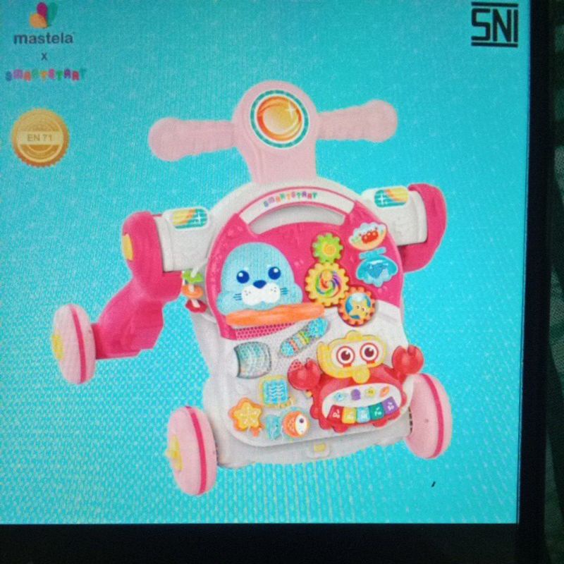 PRELOVED MASTELA -ACTIVITY PUSH MAGIC WALKER 5 IN 1