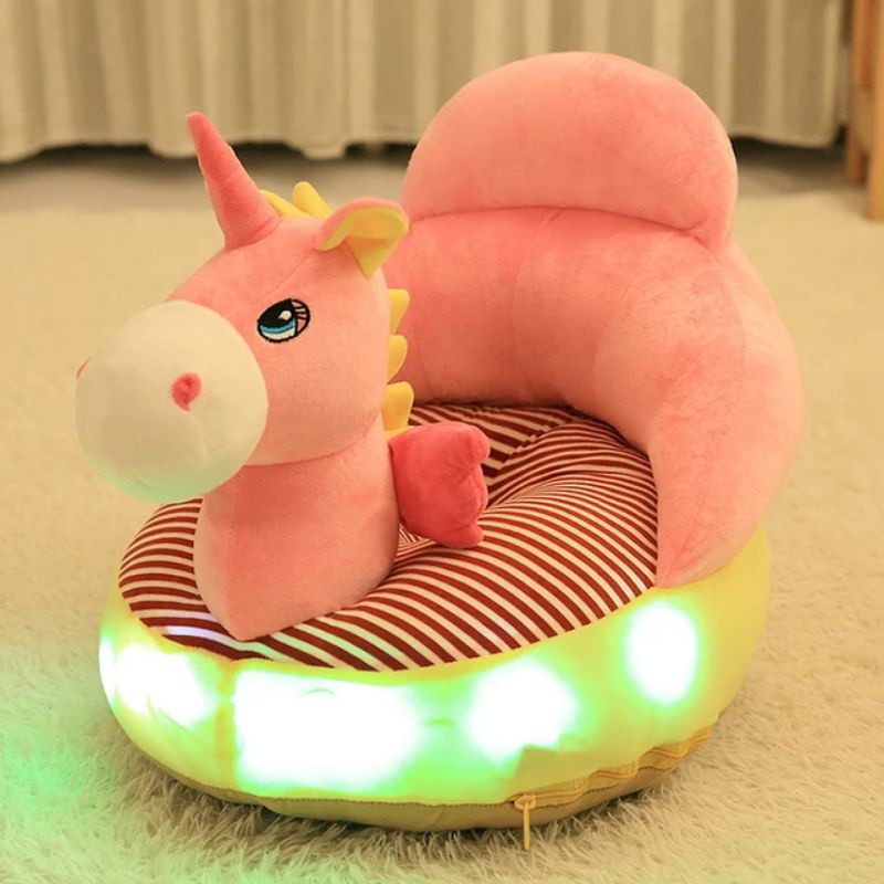 Kursi Sofa Bayi lampu LED musik Super Cute Original Soft