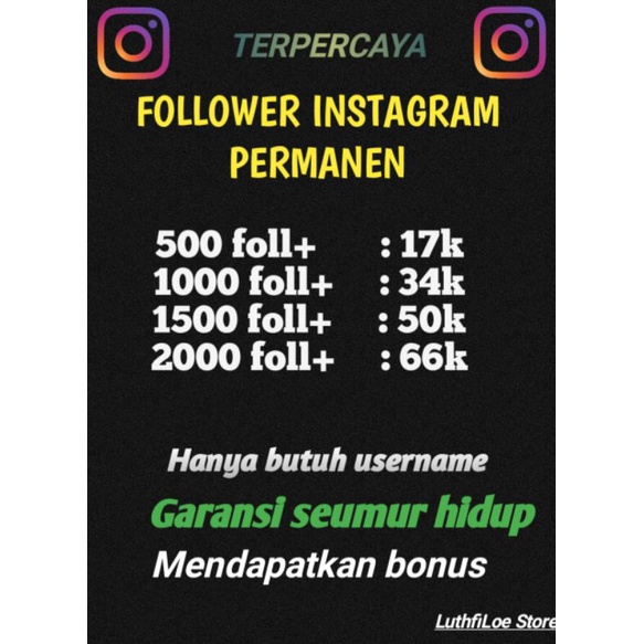PROMO FOLLOWERS IG AKTIF INDO RANDOM FOLLOWERS INSTAGRAM PERMANEN