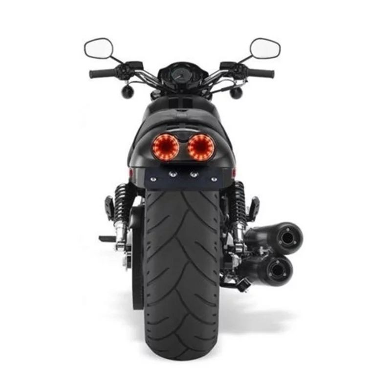 lampu led stop rem sen senja bracket braket plat nomor motor custom cafe racer bobber jap scrambler