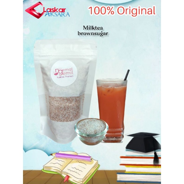 

Minuman Bubuk Rasa Milktea Brownsugar // Premium