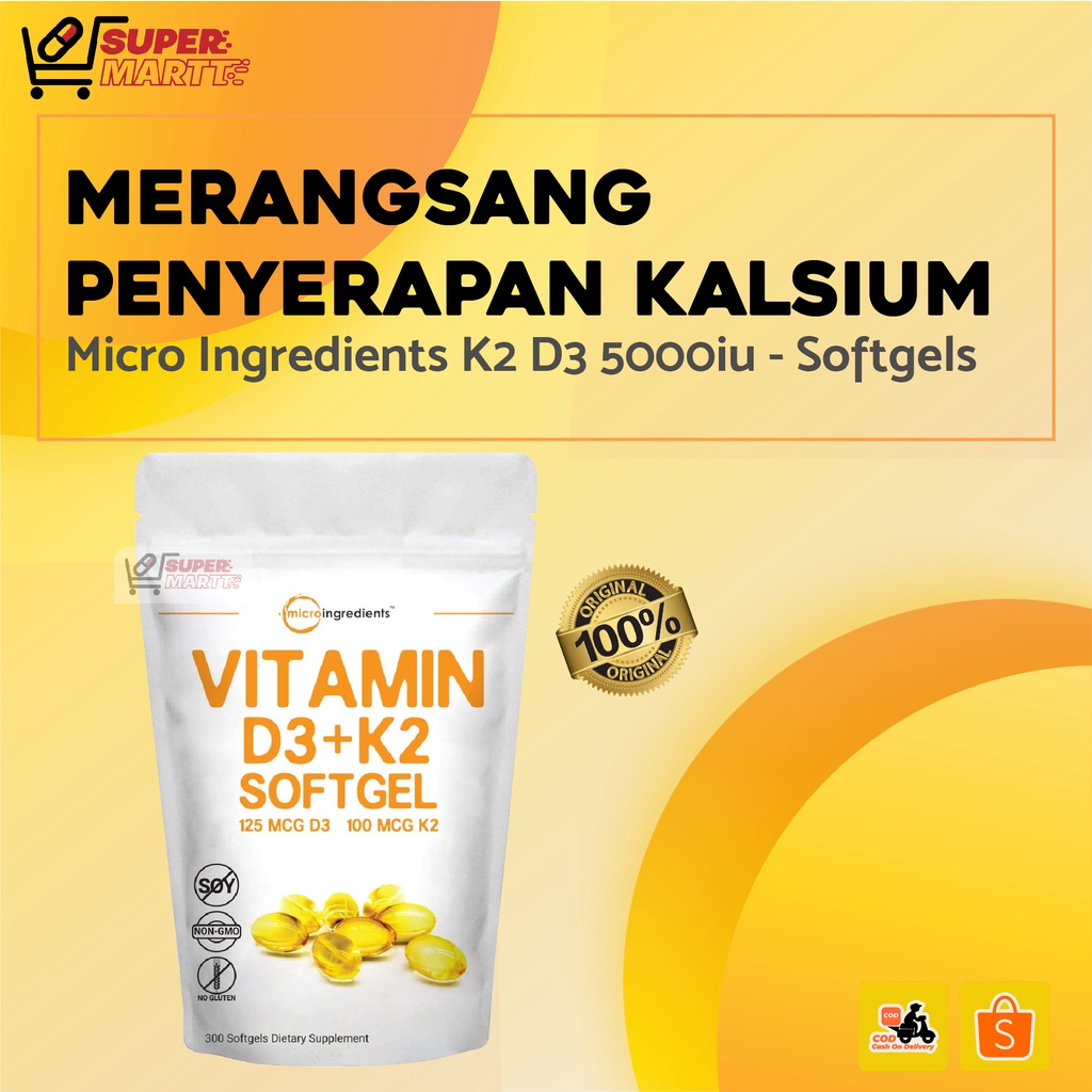 Micro Ingredients K2 D3 5000 IU